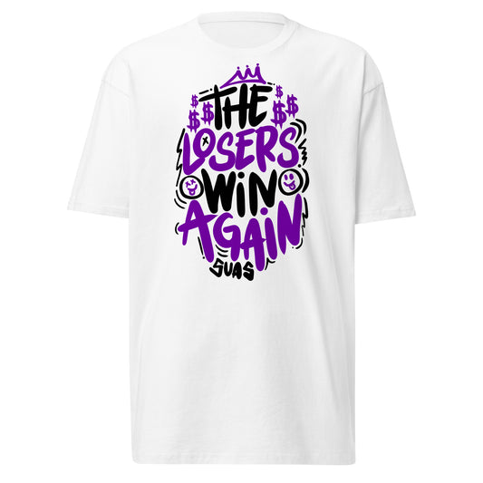 Purple Losers Win II Premium Tee