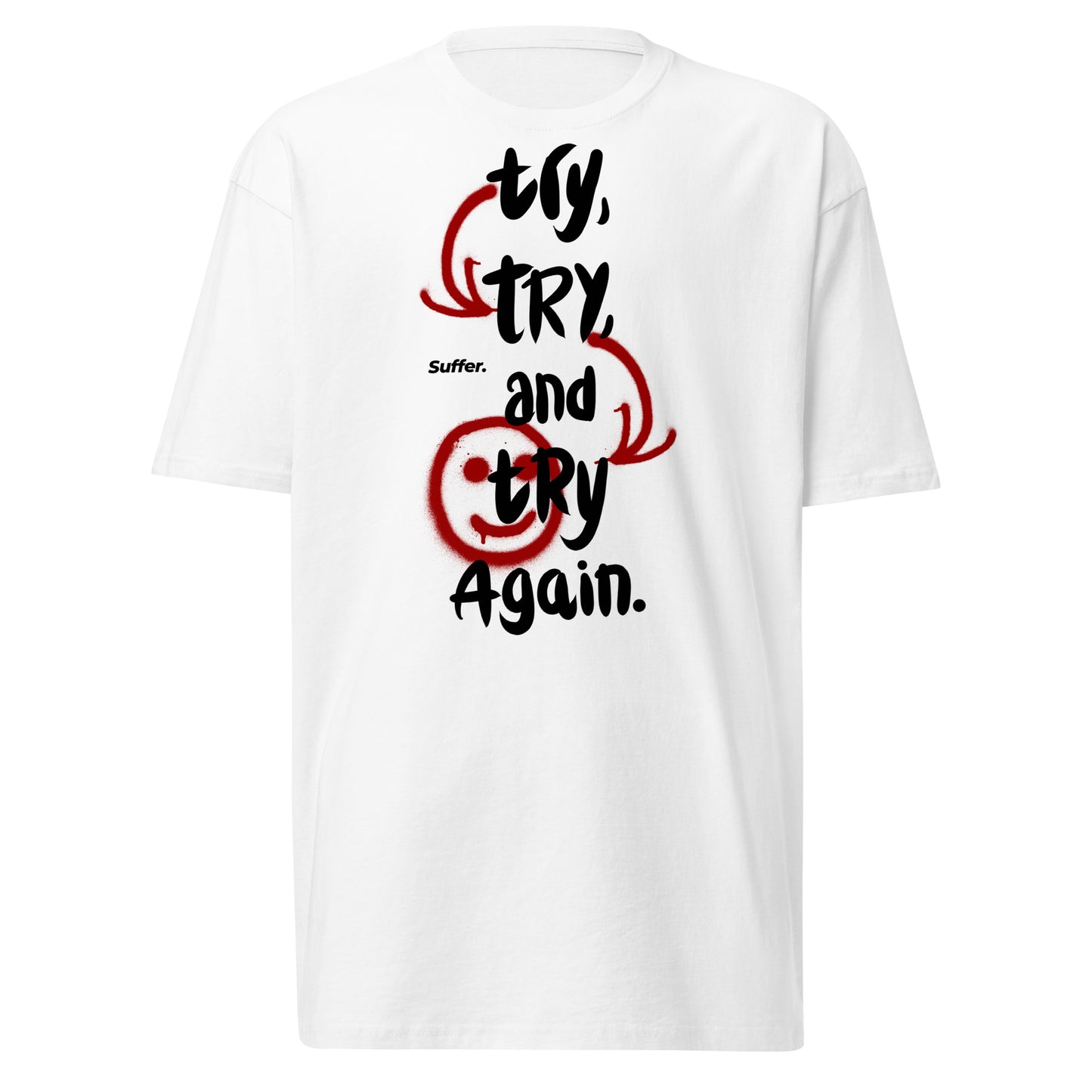 Red Try Again II Premium Tee