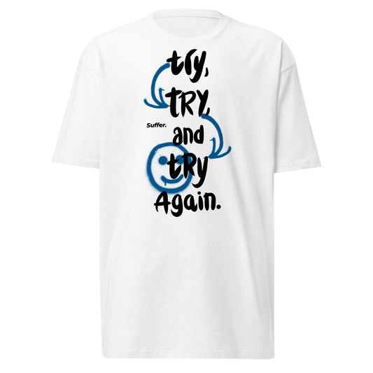 Blue Try Again II Premium Tee