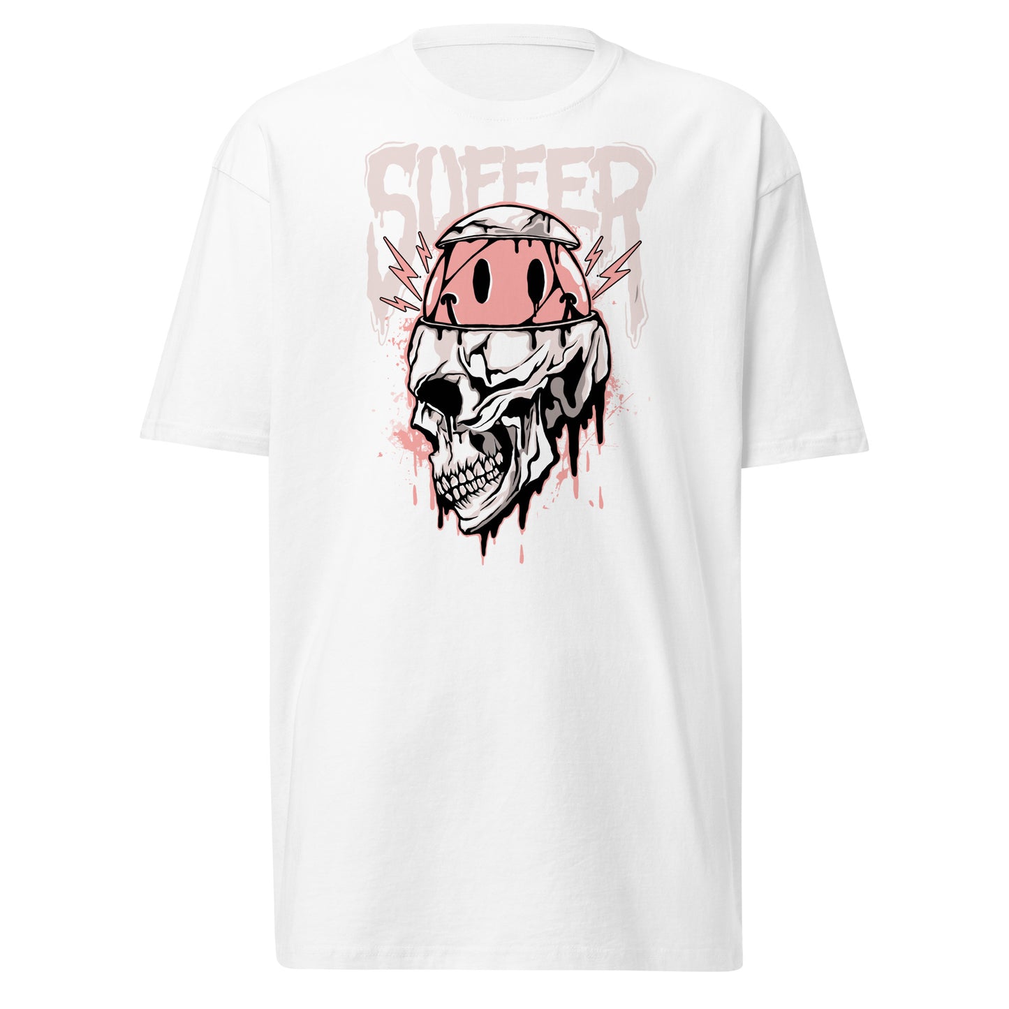 Dusty Rose Suffer Cap Premium Tee