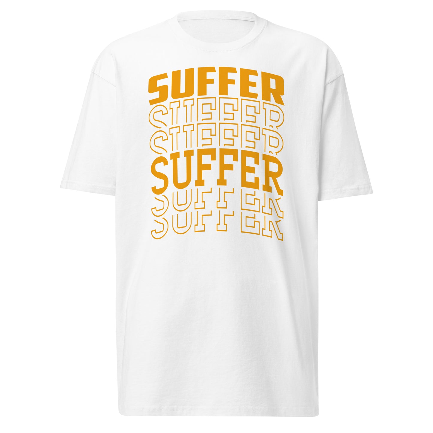 Yellow Suffer Stack Premium Tee