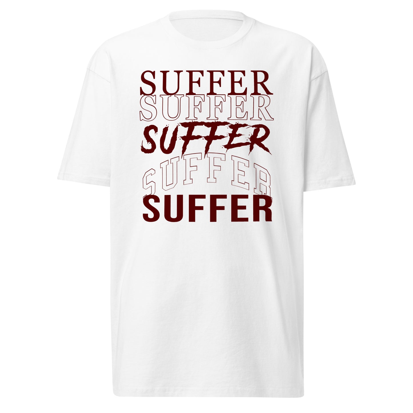 Red Suffer Stack 3 Premium Tee