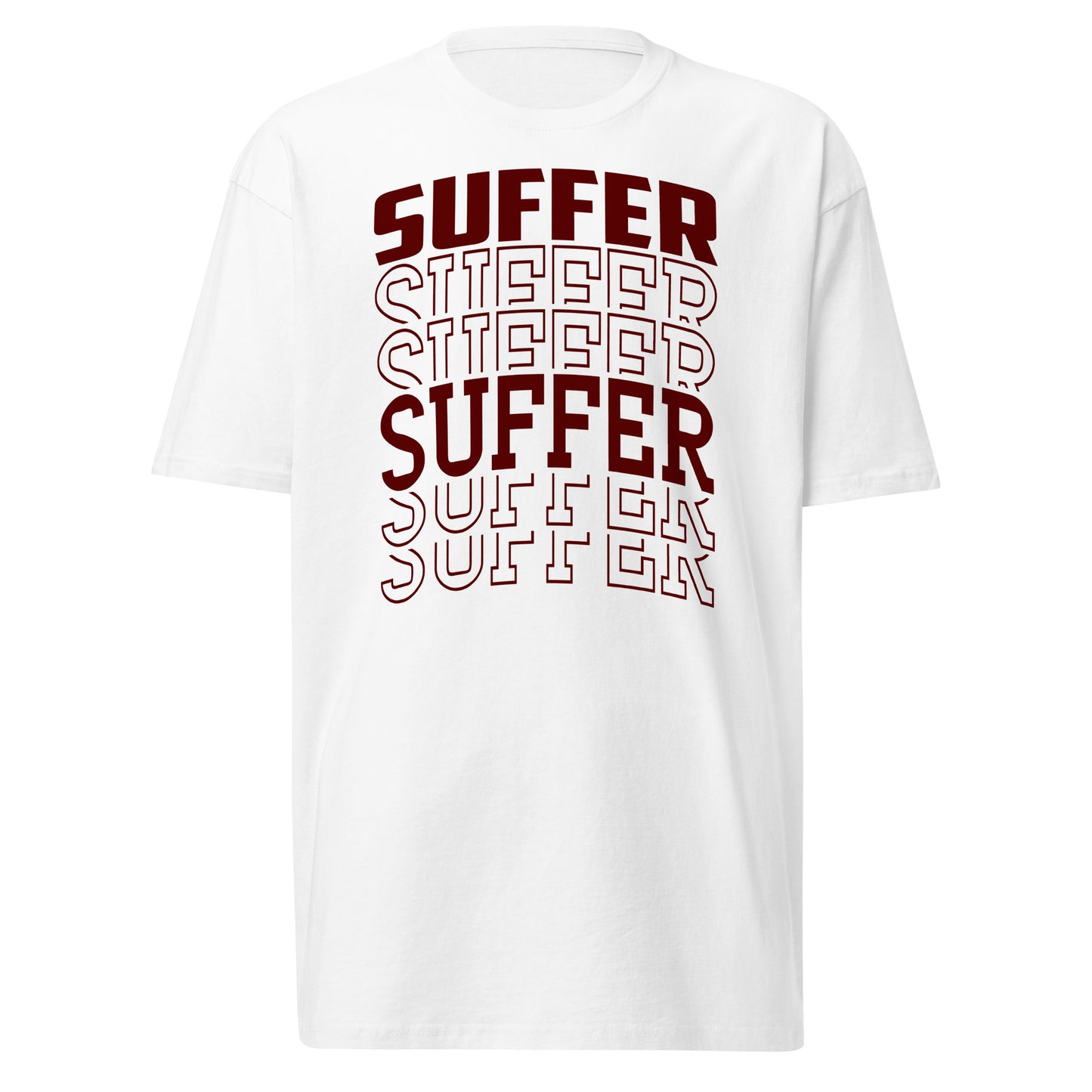 Red Suffer Stack Premium Tee