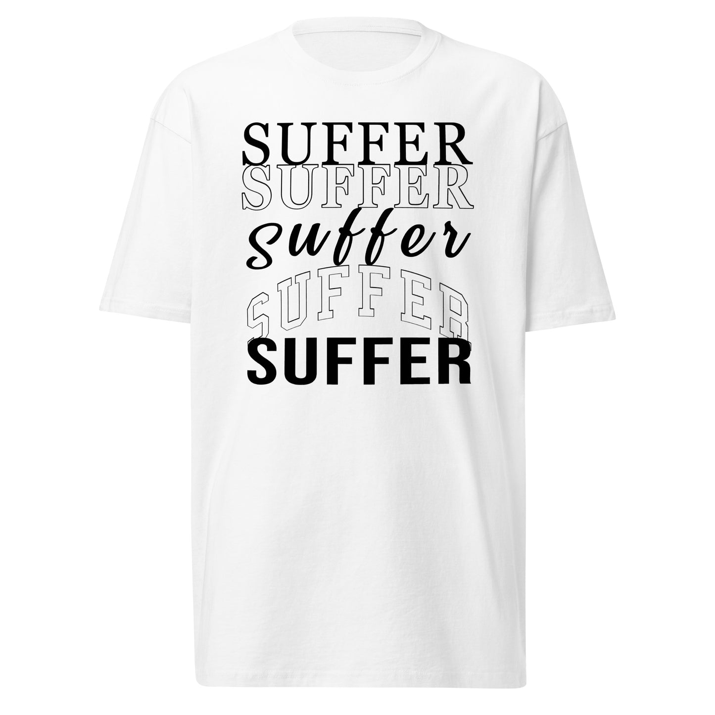 Blk Suffer Stack 6 Premium Tee