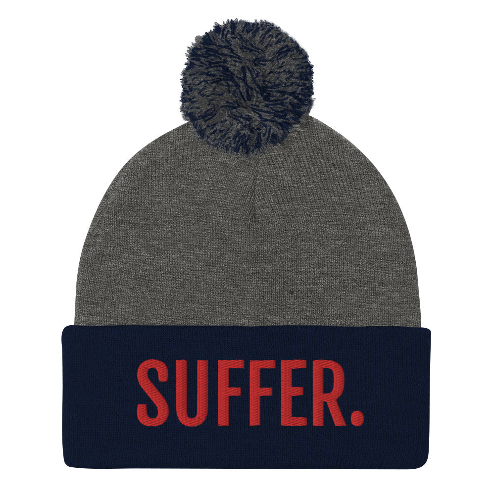 RED SUFFER. Pom-Pom Beanie