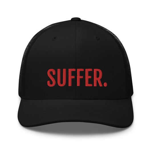 RED SUFFER. Trucker Cap