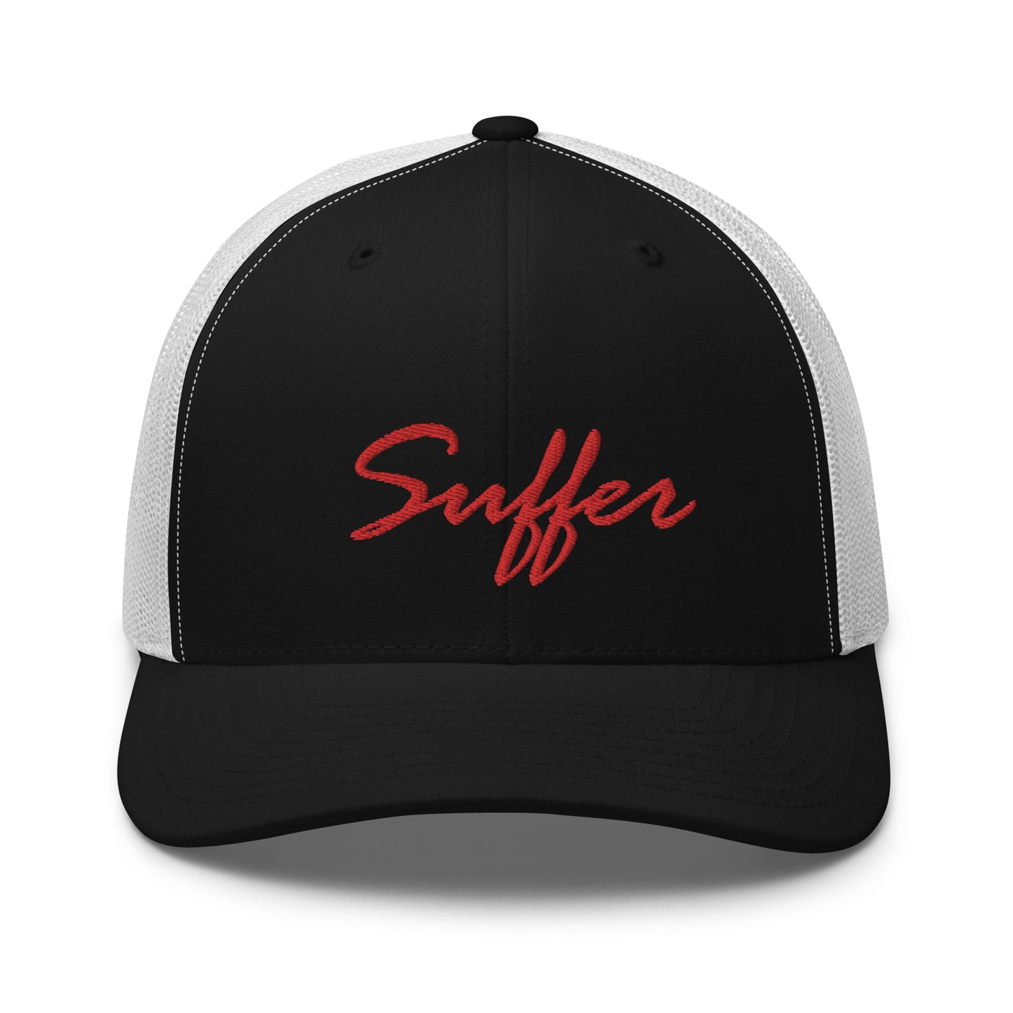 RED Suffer Sig Trucker Cap