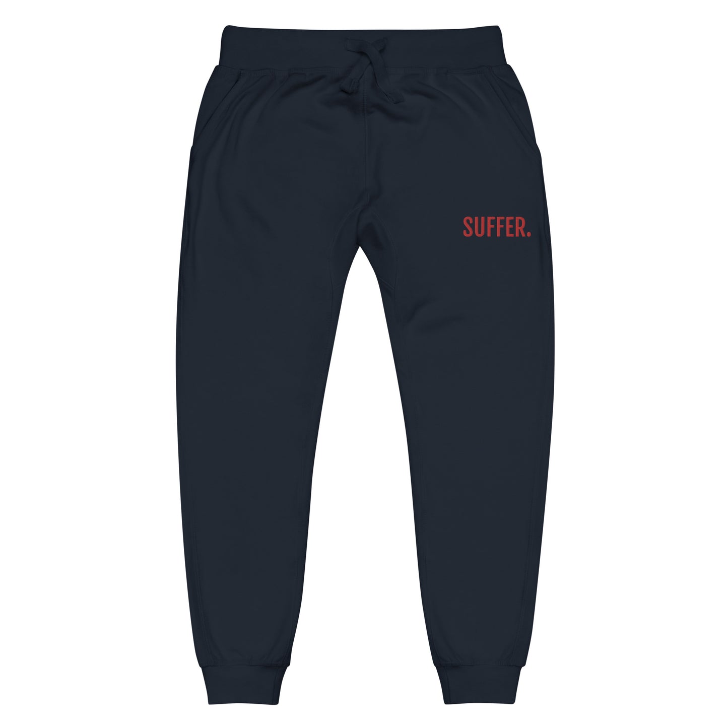 SUFFER RED Embroidered Joggers