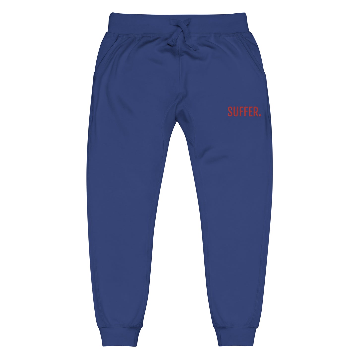 SUFFER RED Embroidered Joggers