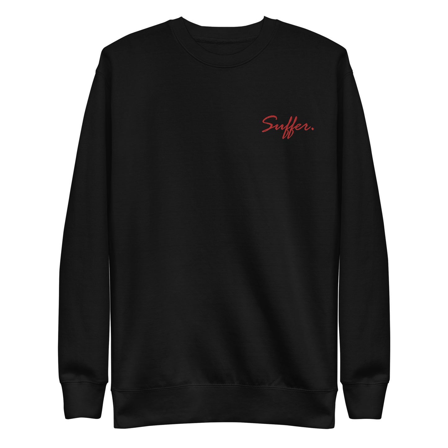 Suffer Signature RED Embroidered Premium Sweatshirt