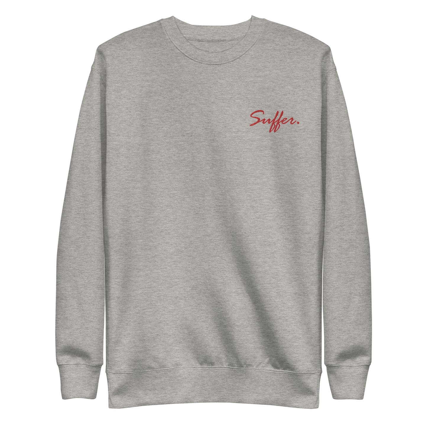 Suffer Signature RED Embroidered Premium Sweatshirt