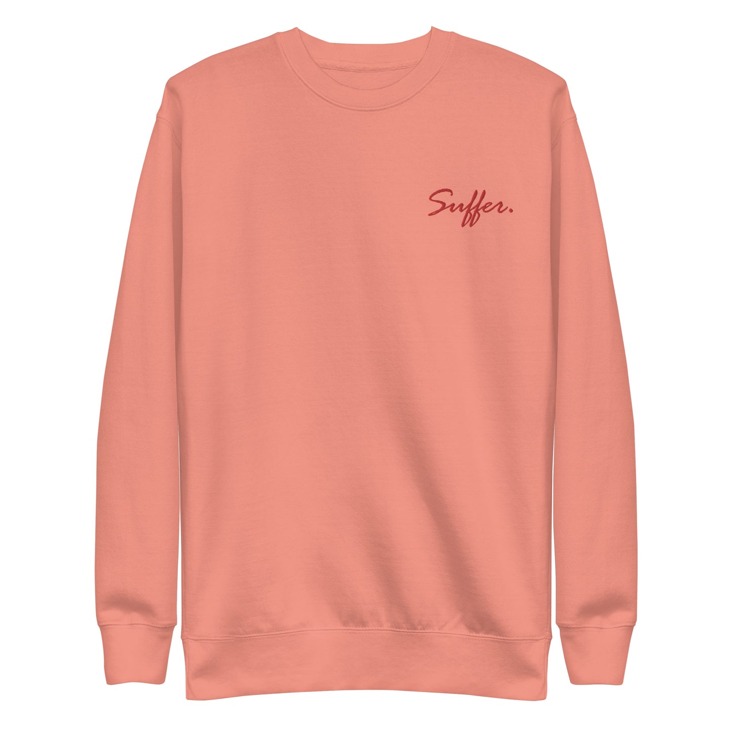 Suffer Signature RED Embroidered Premium Sweatshirt