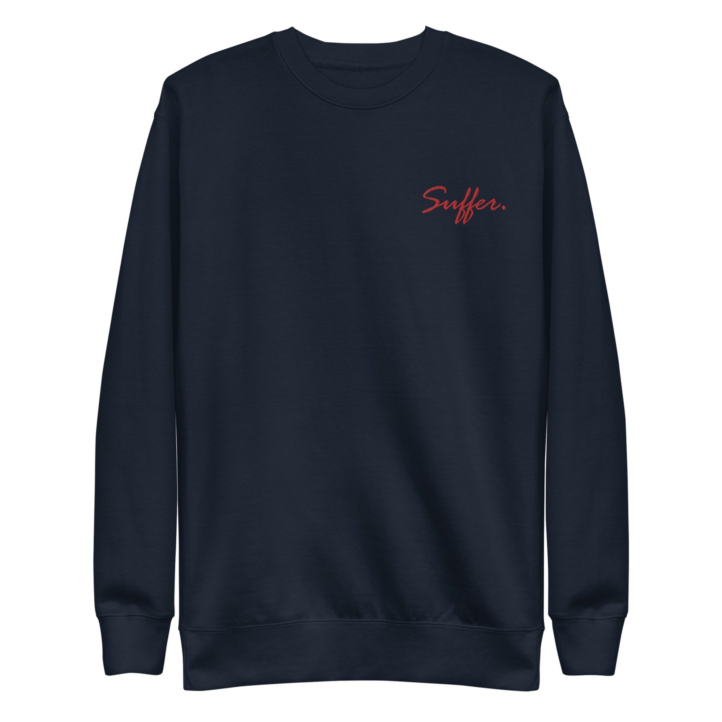 Suffer Signature RED Embroidered Premium Sweatshirt