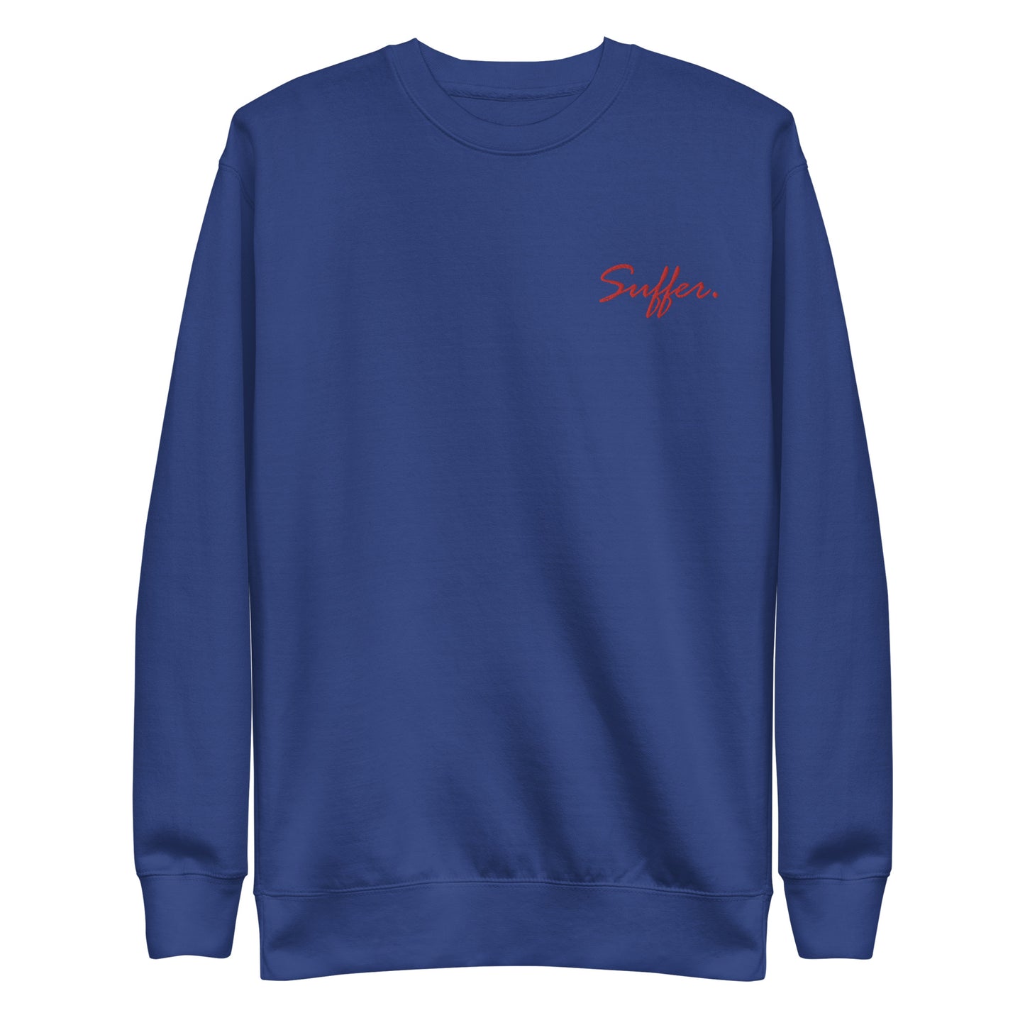 Suffer Signature RED Embroidered Premium Sweatshirt