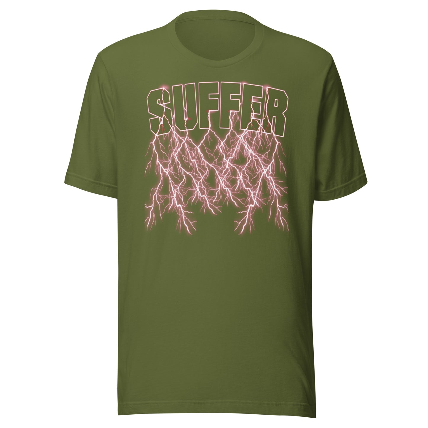 Red Suffer Lightning T-Shirt